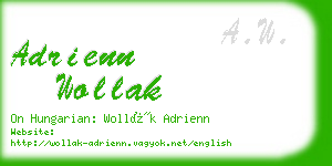 adrienn wollak business card